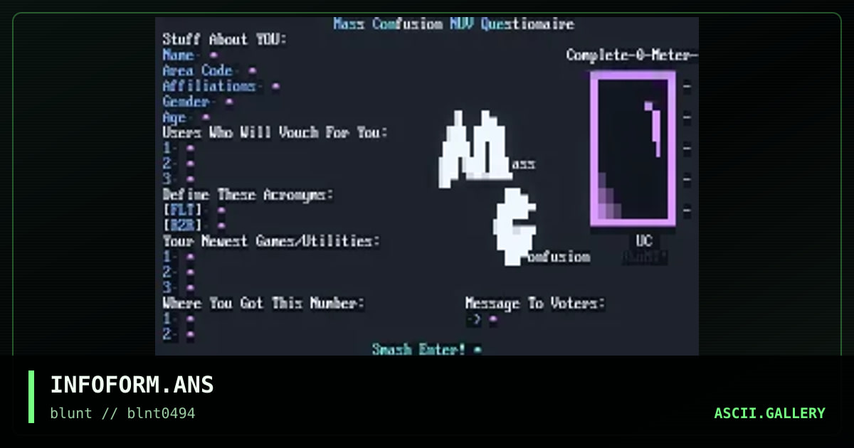 INFOFORM.ANS, by untagged, 1994