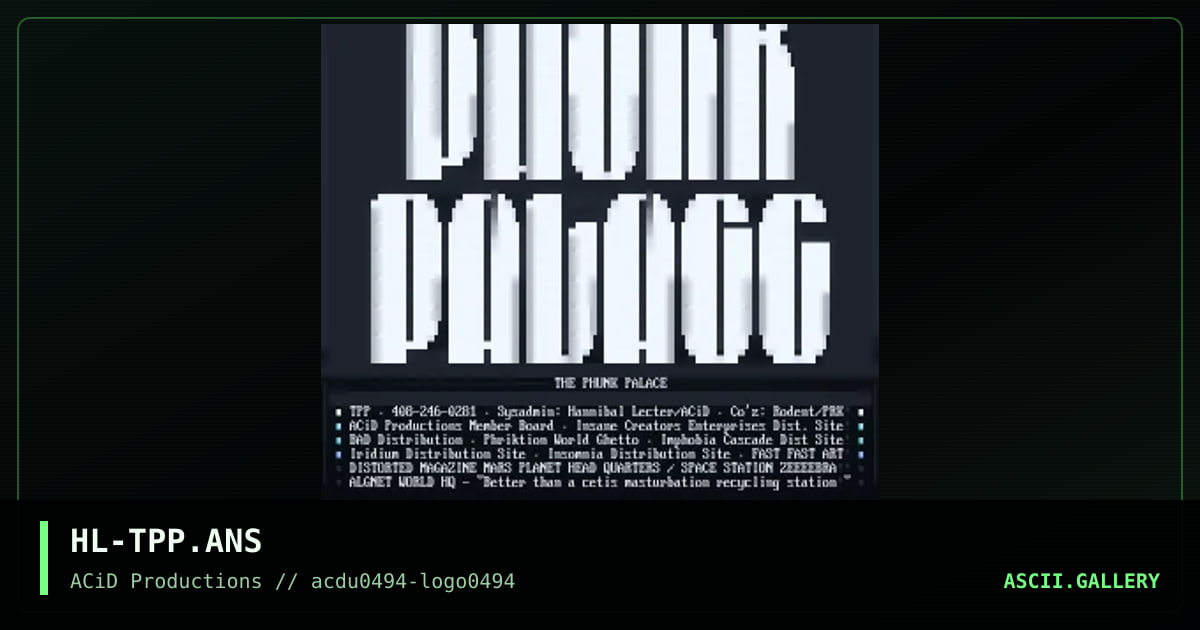 HL-TPP.ANS, by hannibal lecter, 1994