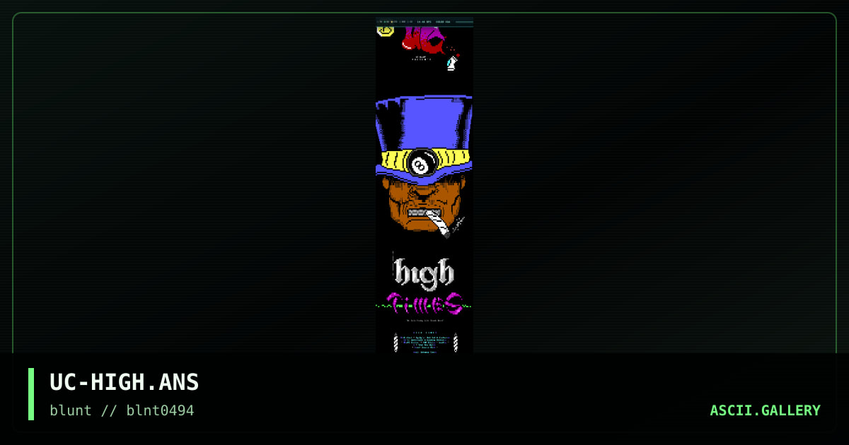 UC-HIGH.ANS, by unknown comic, 1994