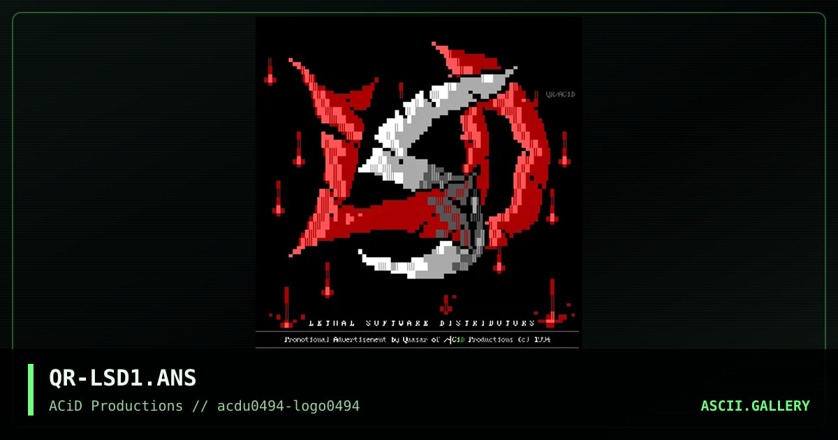 QR-LSD1.ANS, by quasar, 1994
