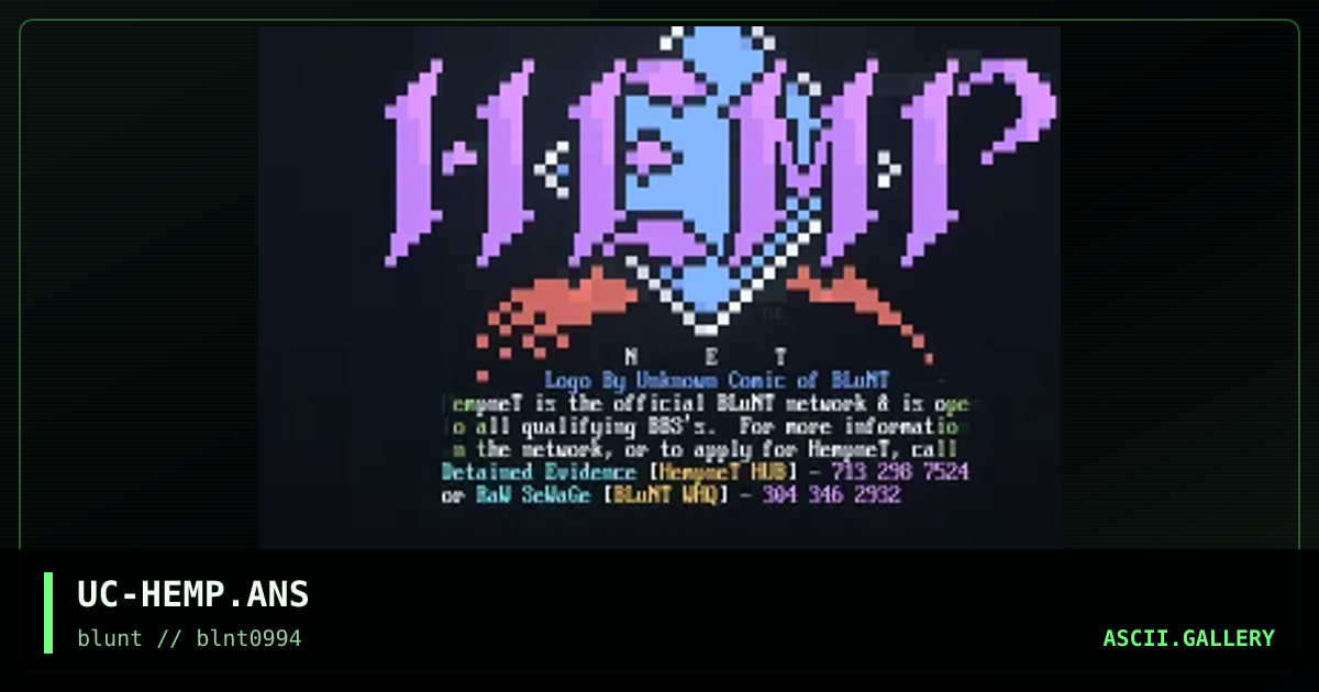 UC-HEMP.ANS, by unknown comic, 1994