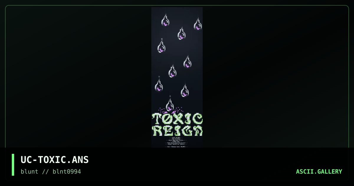 UC-TOXIC.ANS, by unknown comic, 1994