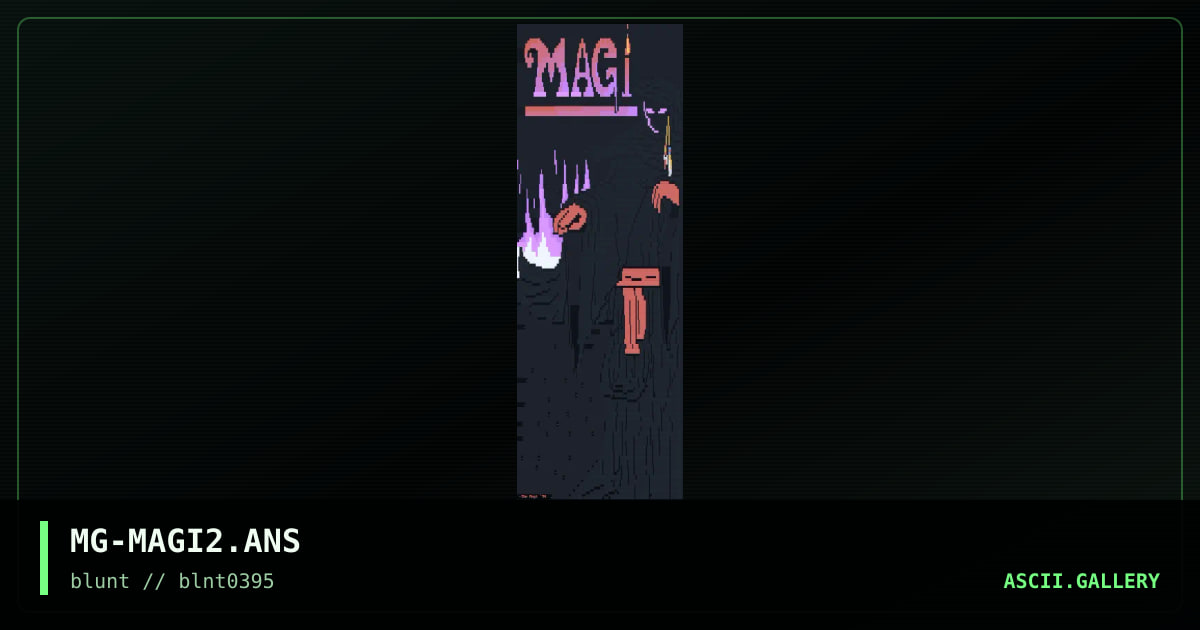 Self-portrait of The Magi, by the magi, 1995
