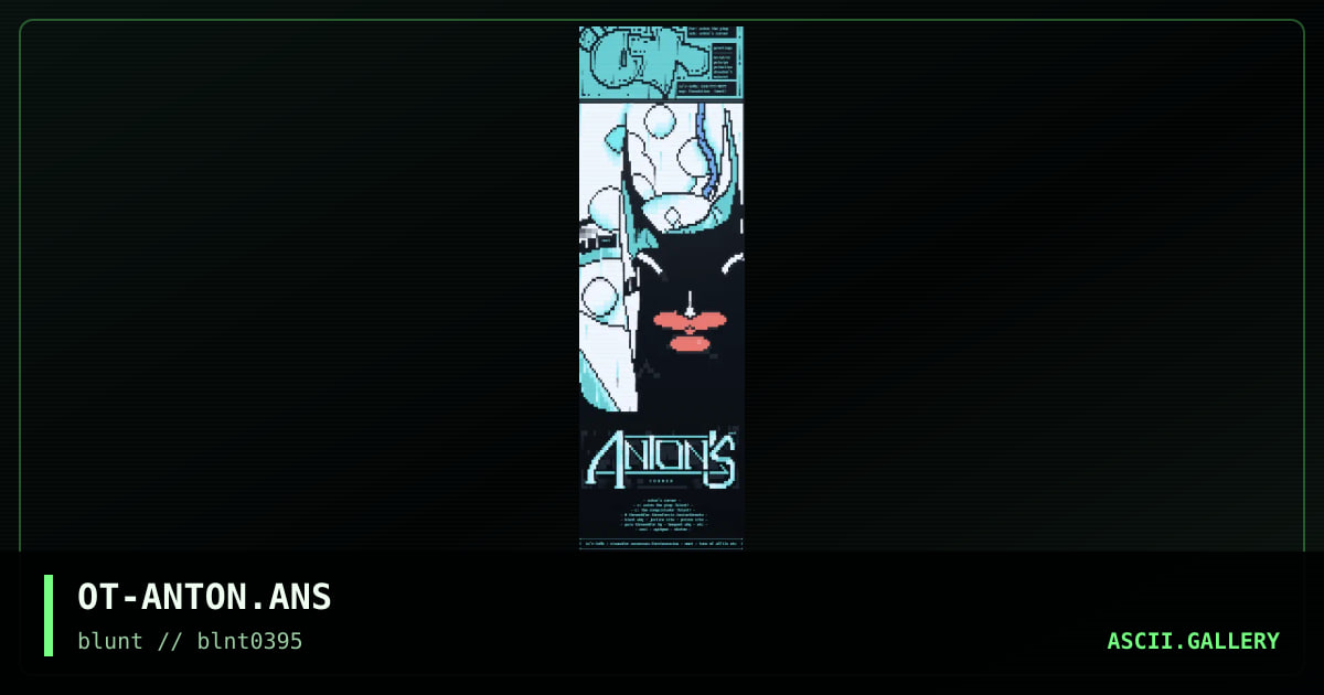 Anton's Corner, by omot, 1995