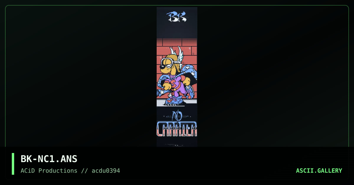 No Carrier, by bad karma, 1994