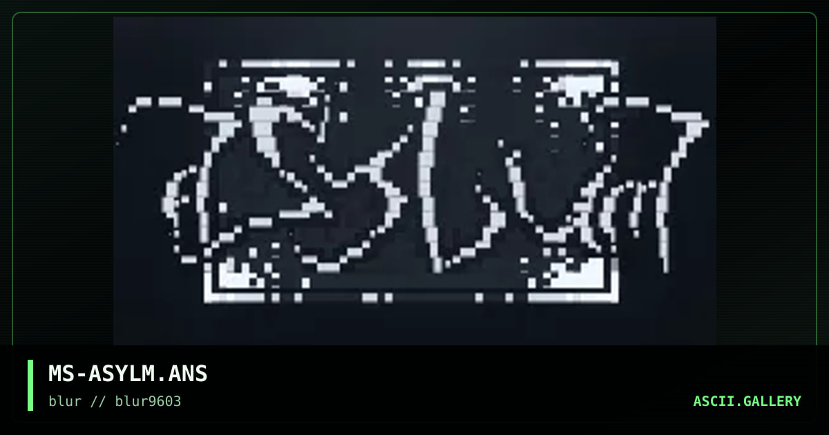 Crazy ass Asylum, by mr sandman, 1996