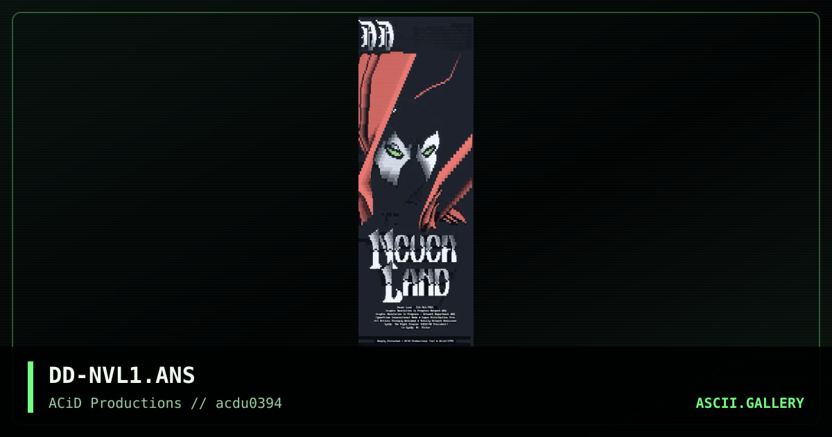 The Never Land, by deeply disturbed, 1994