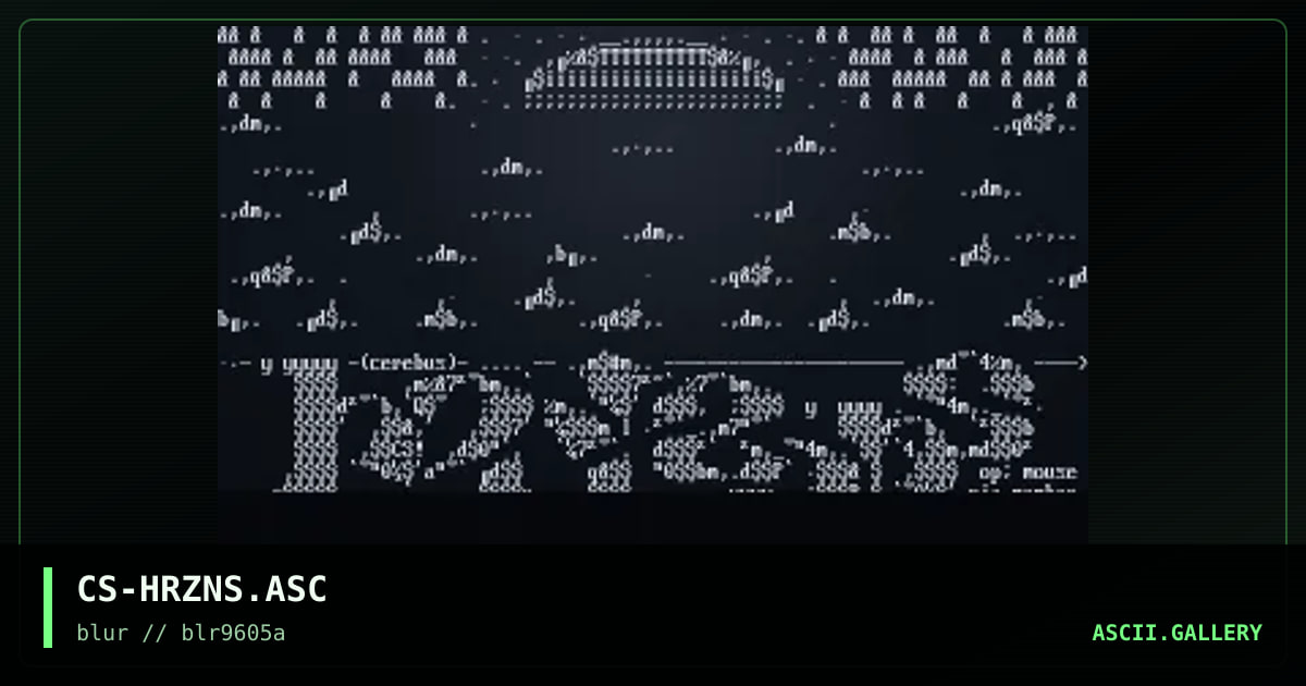 horizons, by cerebus, 1996