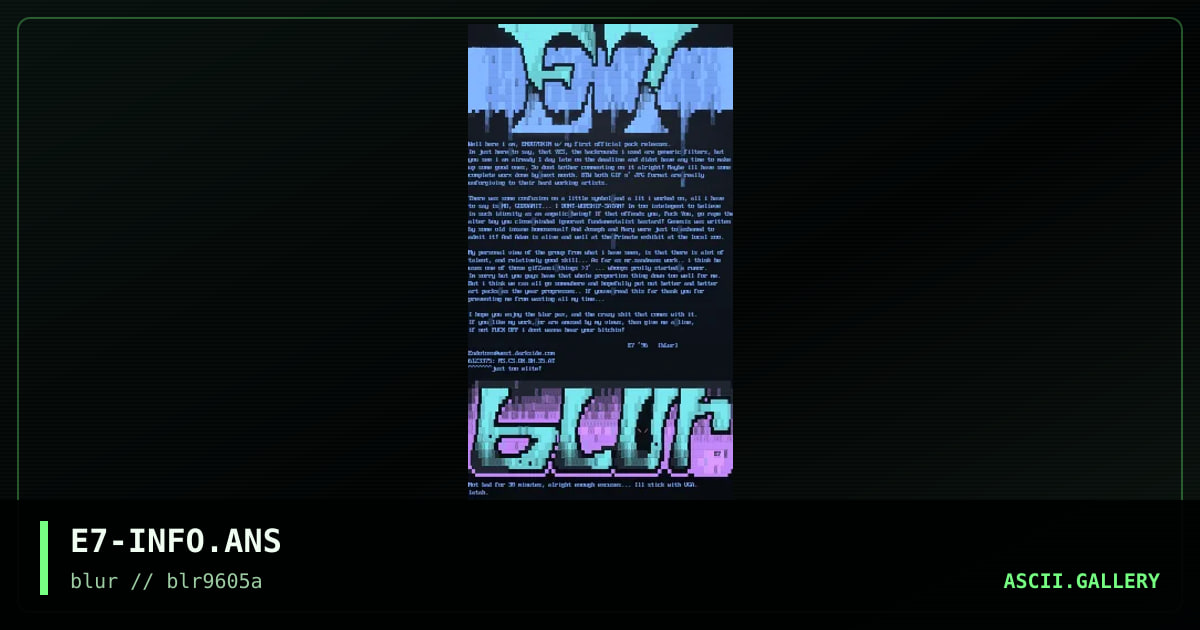Endo who?, by endotoxin, 1996