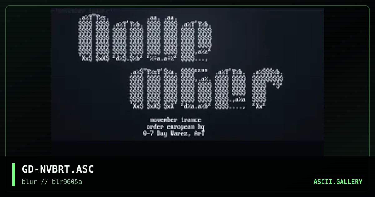 November Trance, by guido, 1996