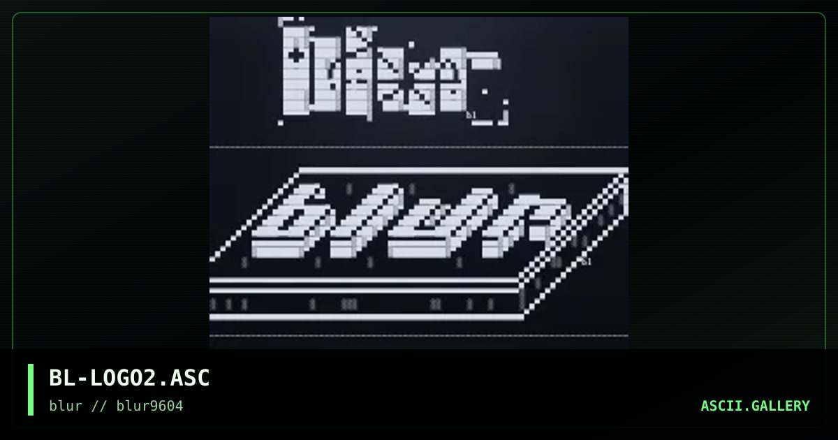 no color logos, by bloodlore, 1996