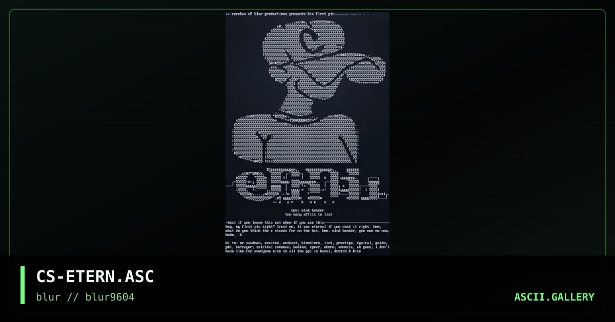 eternal darkness, by cerebus, 1996