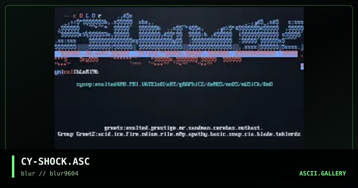 cOLOr sHOCk, by cynical, 1996