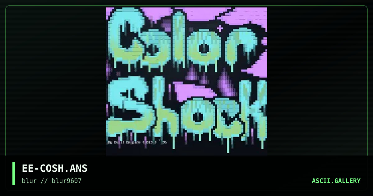 Color Shock, by evil empire, 1996