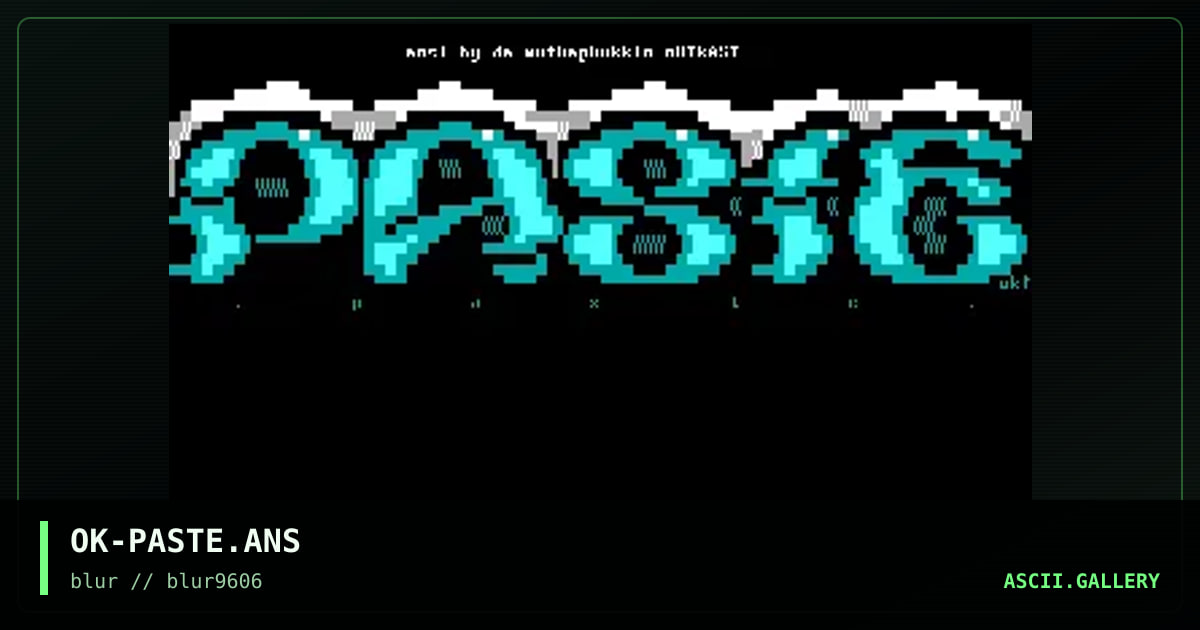 paste, by outkast, 1996