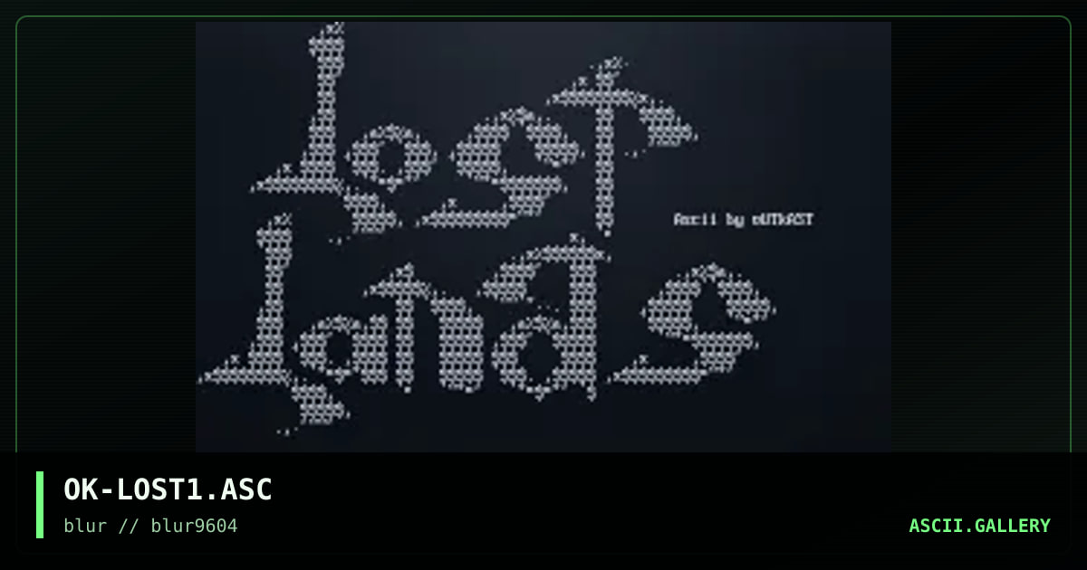Lost Lands, by outkast, 1996