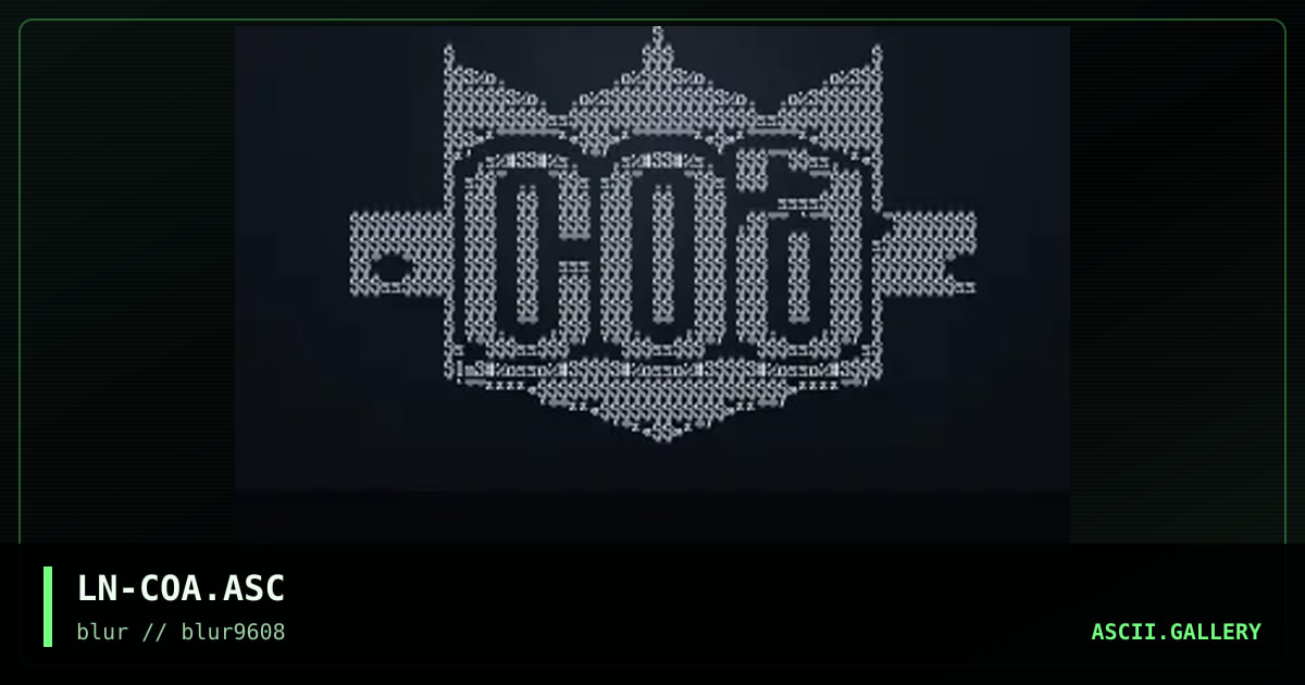 COA, by lint, 1996