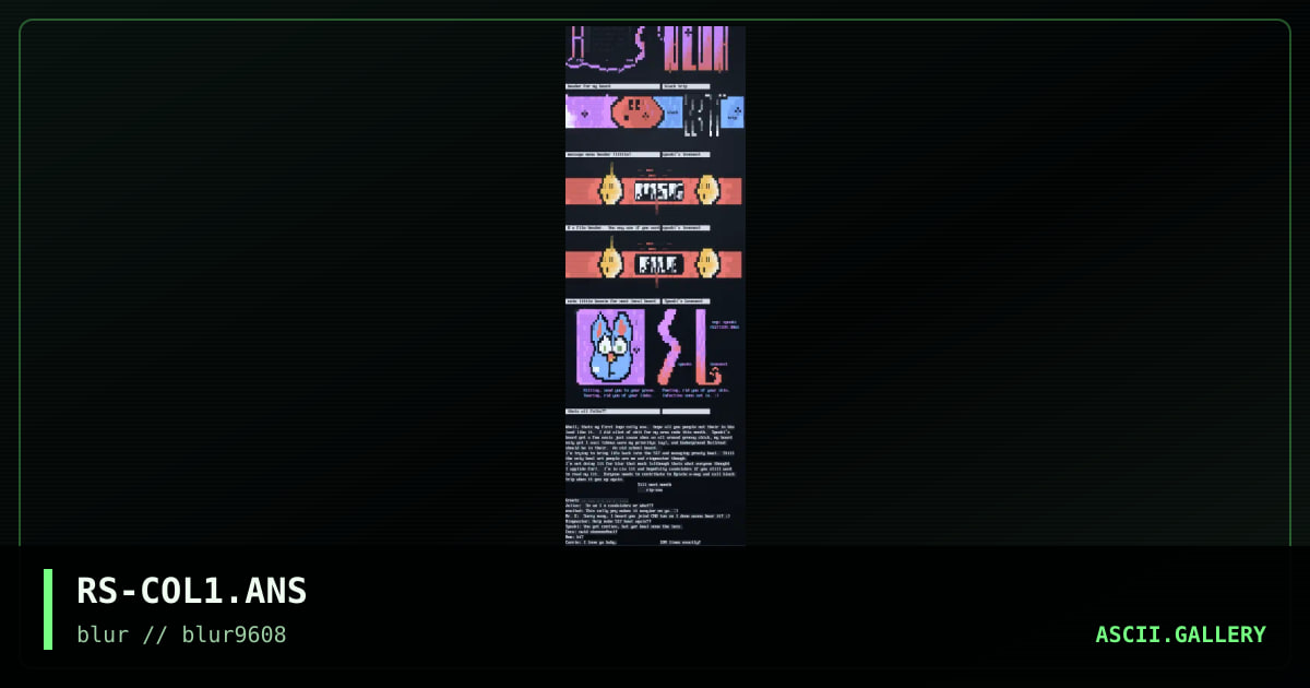 collection numba 1 ?!, by rip saw, 1996