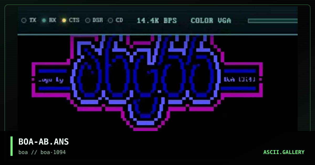 BOA-AB.ANS, by boa, 1994