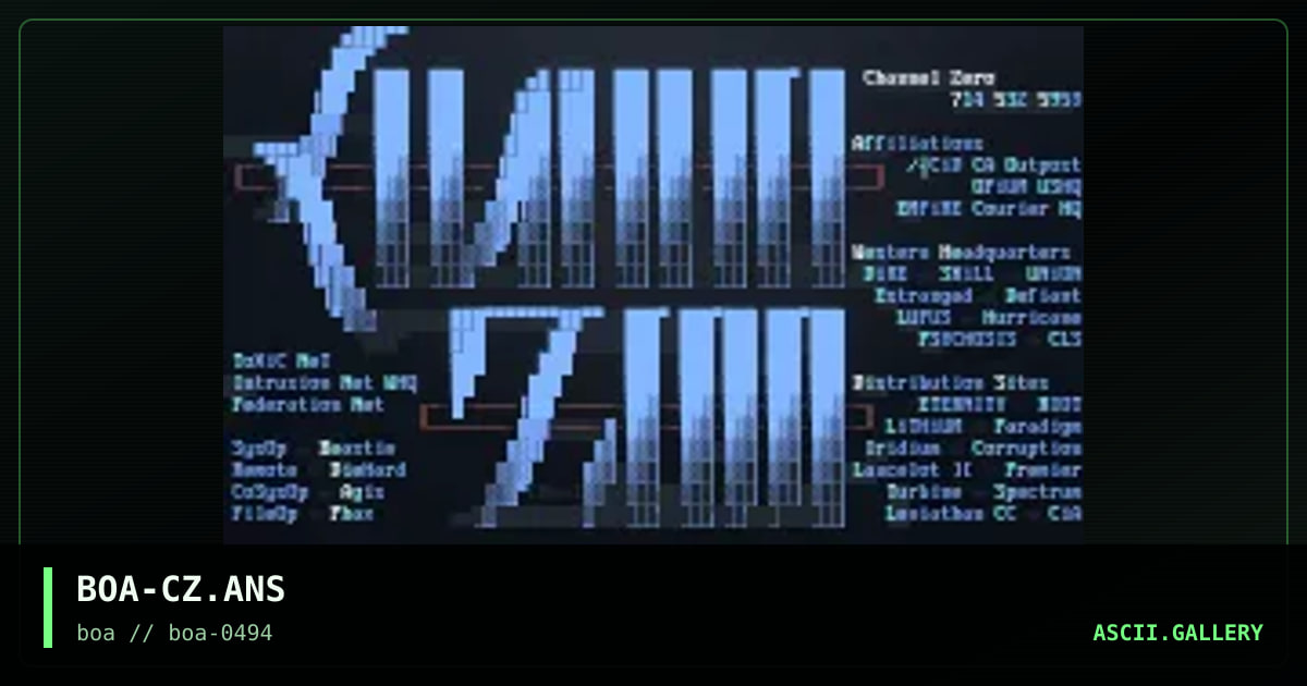 BOA-CZ.ANS, by boa, 1994