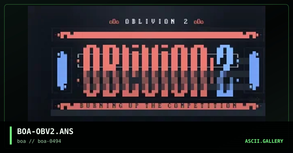 BOA-OBV2.ANS, by boa, 1994
