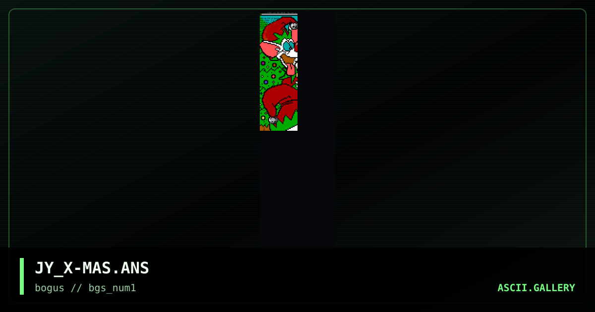 JY_X-MAS.ANS, by joy, 1996