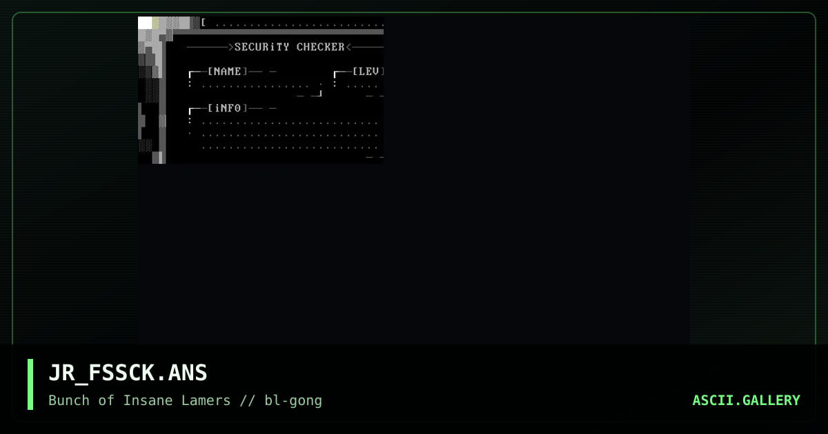 FS security-checker., by jerusalem, 1997