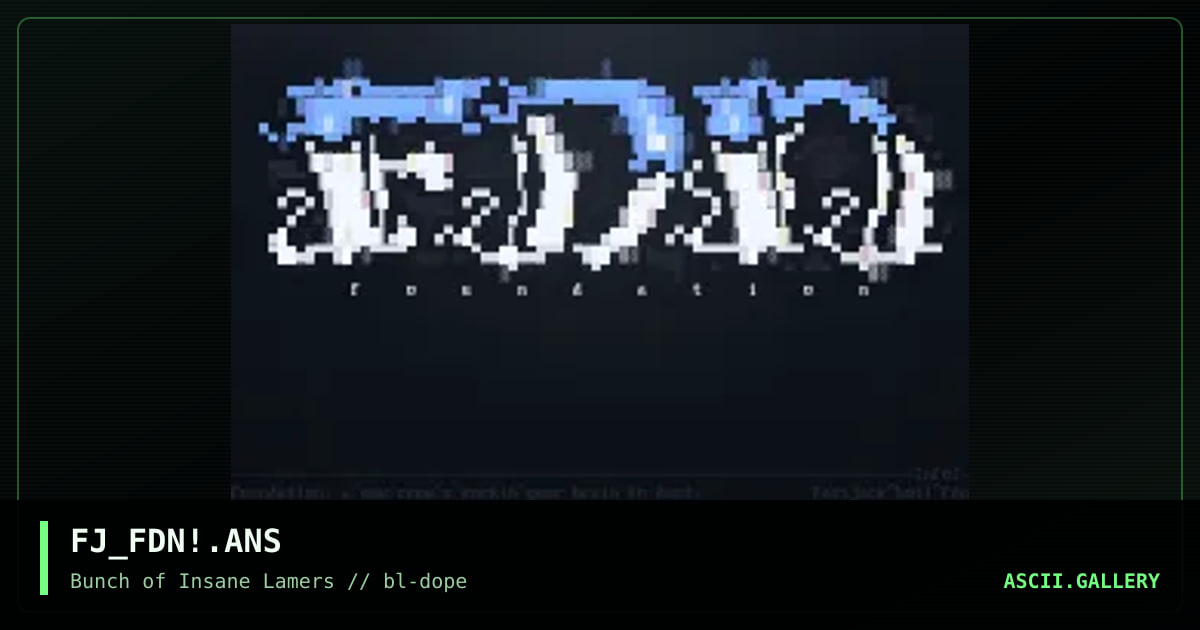 foundation, by fastjack, 1997