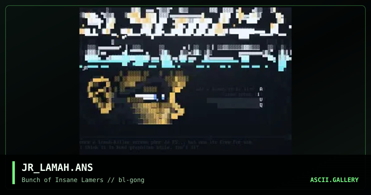 free lamah-killer screen, by jerusalem, 1997