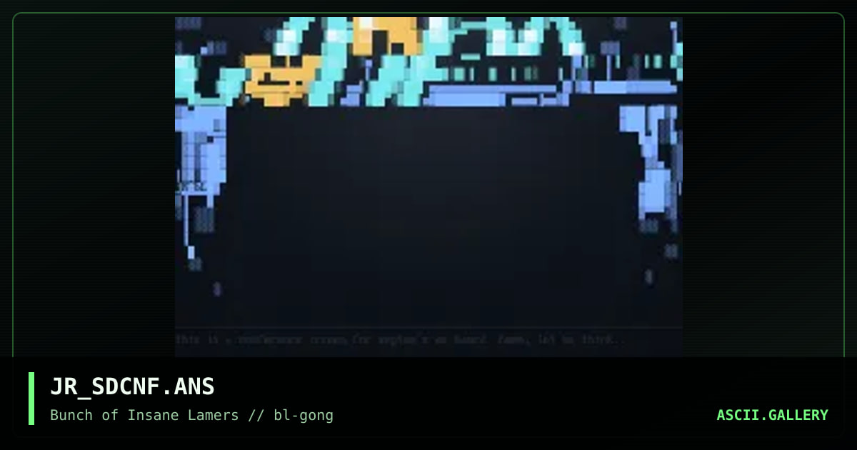 SD conference-screen., by jerusalem, 1997