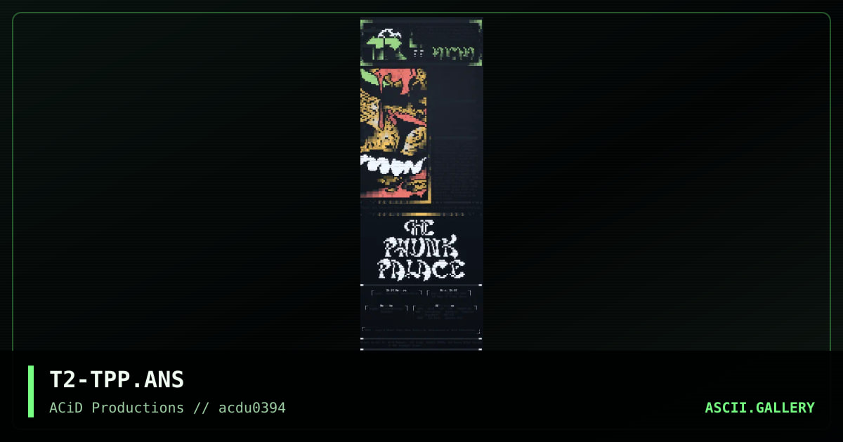 The Phunk Palace, by terminator2, 1994