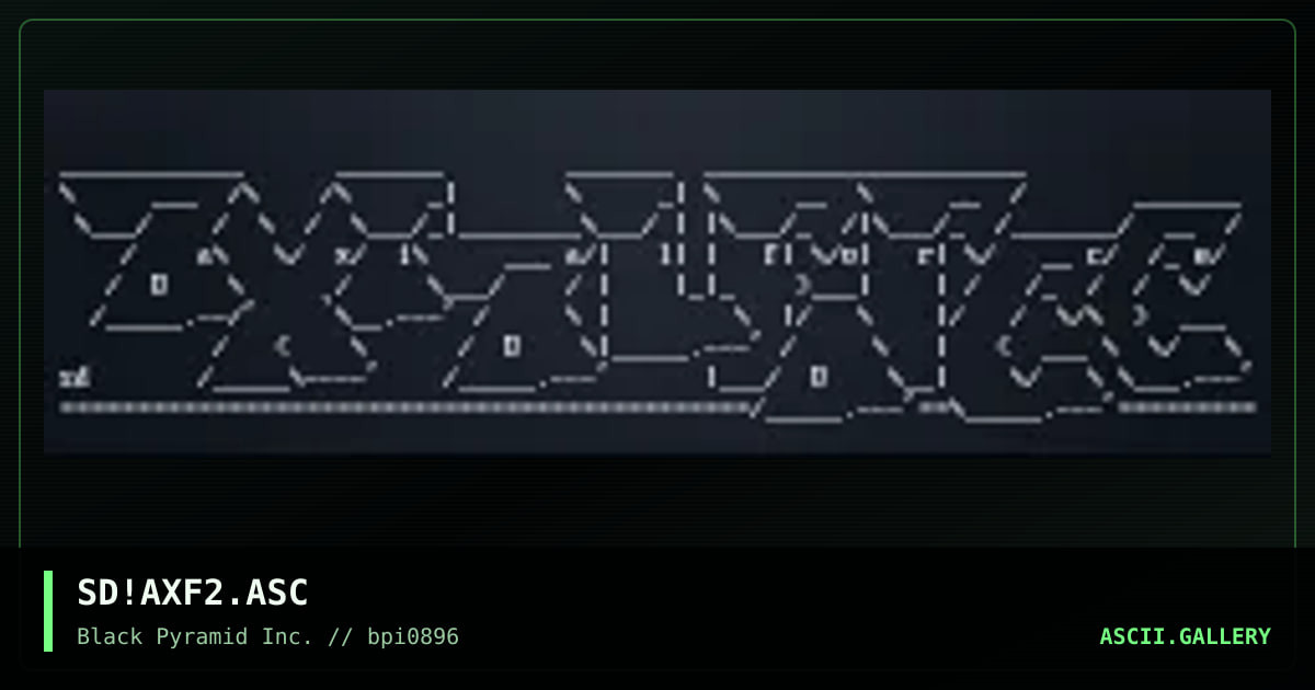 axial force logo, by sad, 1996