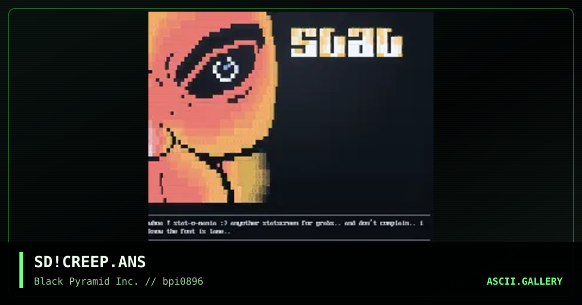 creep stat screen, by sad, 1996