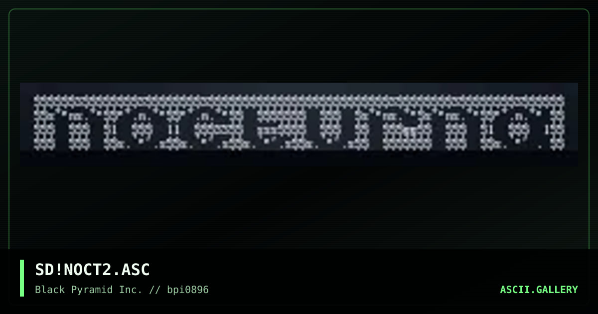 nocturna logo, by sad, 1996