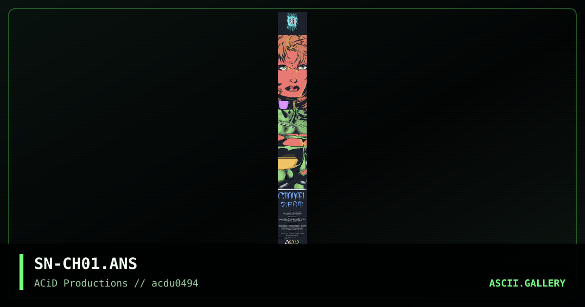 Channel Zer0, by spawn, 1994