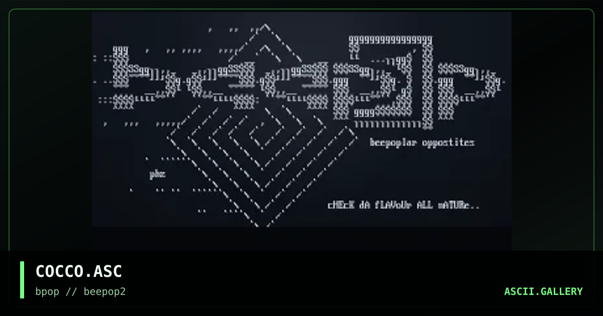 COCCO.ASC, by pehaz, 2000