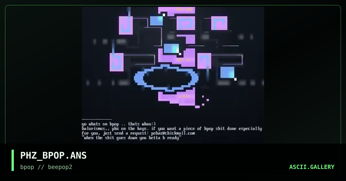 PHZ_BPOP.ANS, by pehaz, 2000