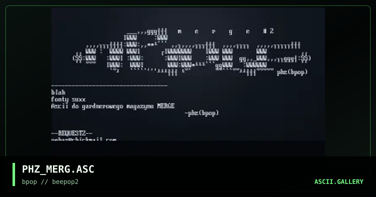 PHZ_MERG.ASC, by pehaz, 2000