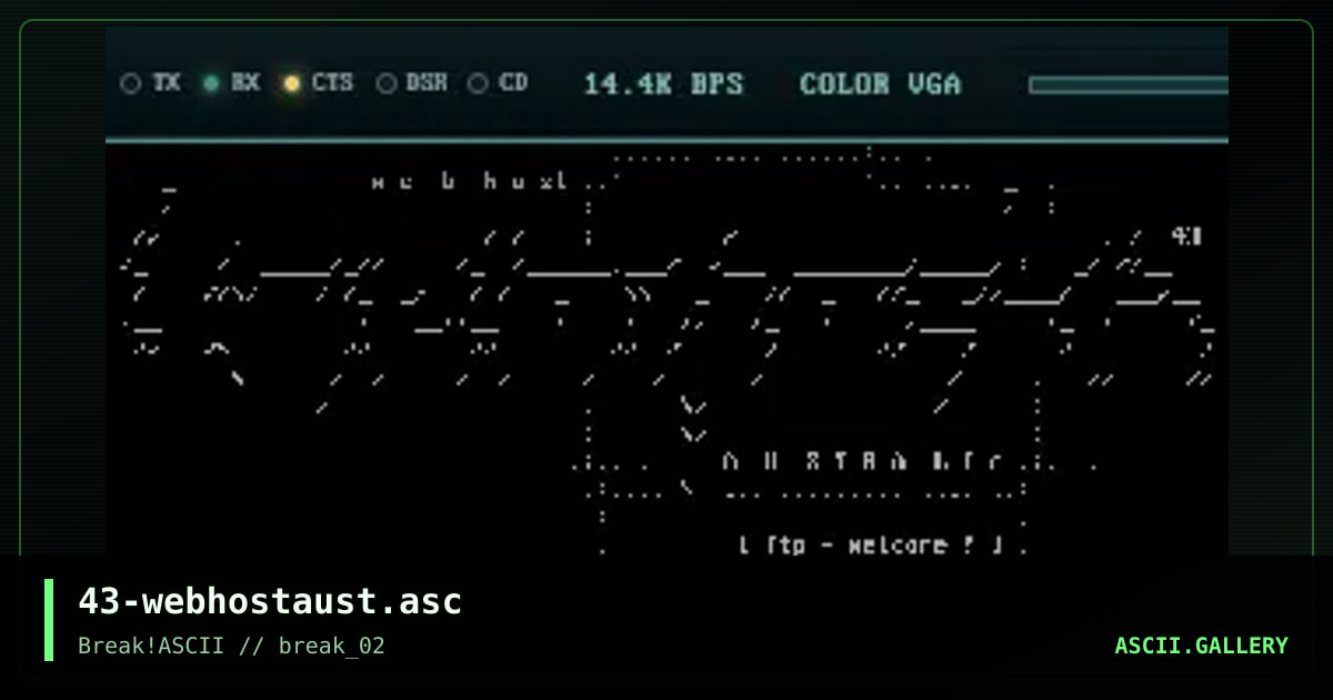 43-webhostaust.asc, by aesthetic, 2013