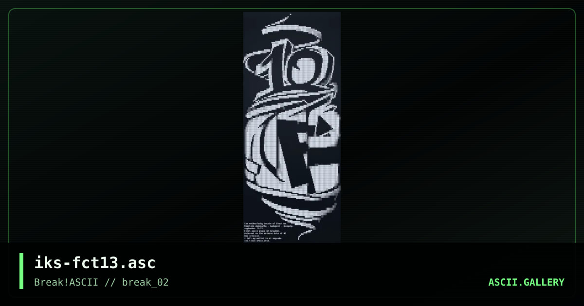 iks-fct13.asc, by iks, 2013