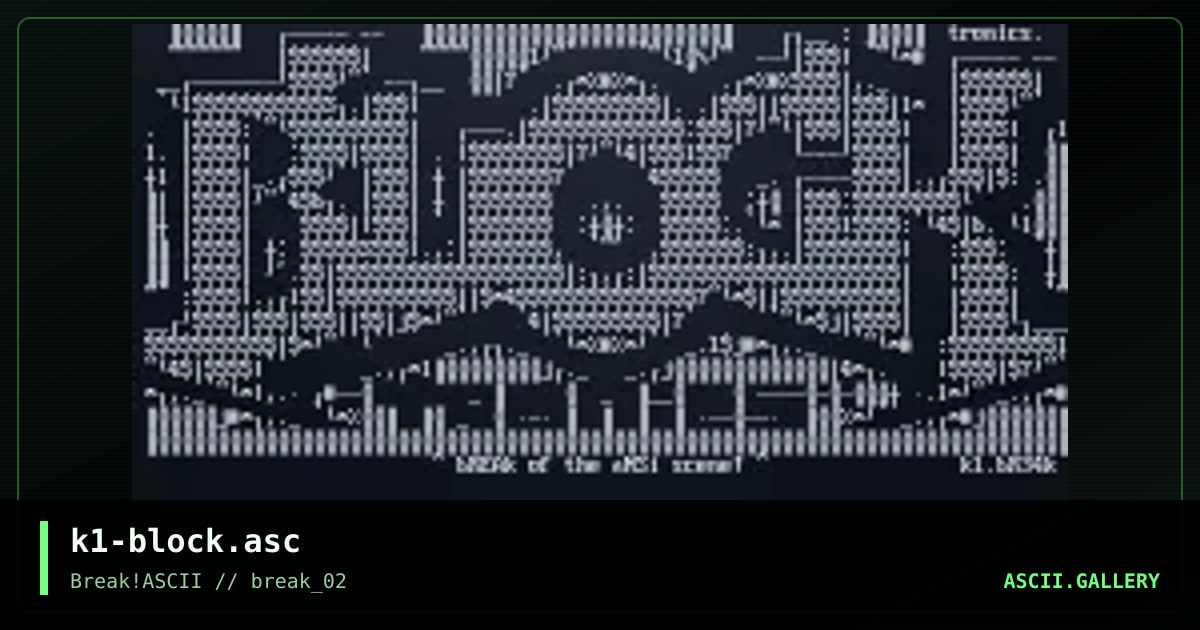 k1-block.asc, by knocturnal, 2013