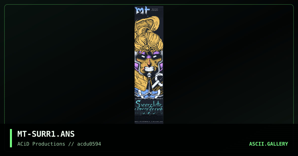 Surrealistic Underground, by megatron, 1994