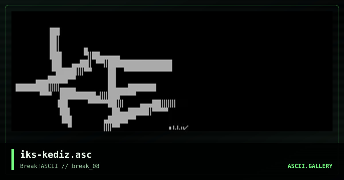 iks-kediz.asc, by irokos, 2015