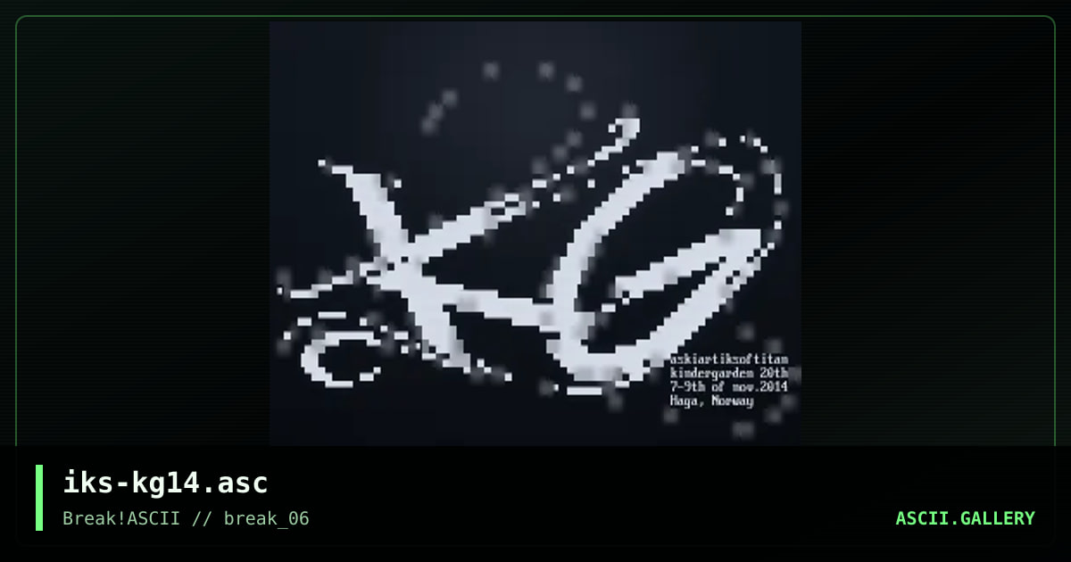 iks-kg14.asc, by irokos, 2015