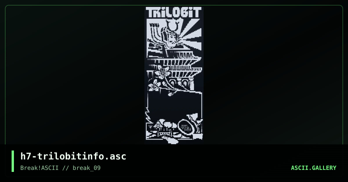 h7-trilobitinfo.asc, by h7, 2016