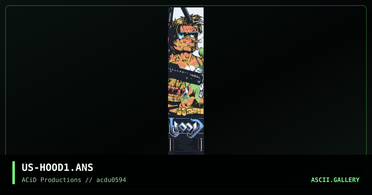 The Hood, by genocide, veritech, 1994