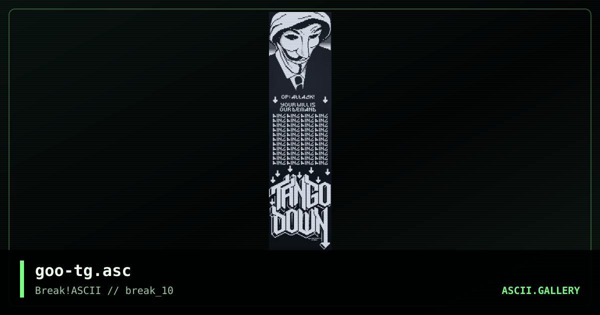 tango down, by mypalgoo, 2016