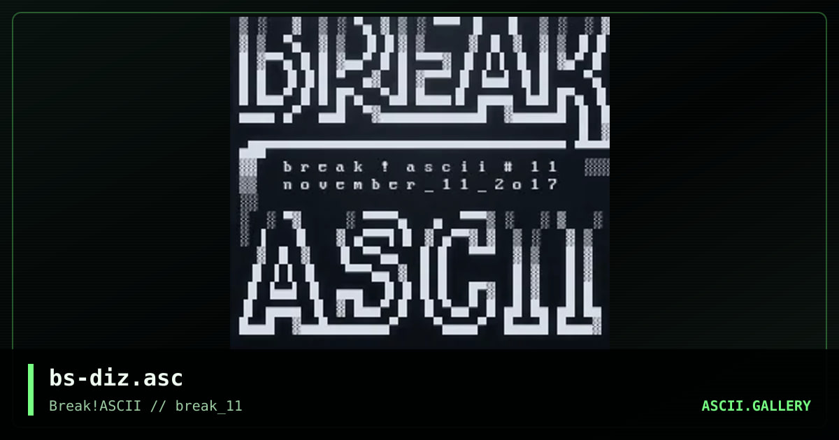 bs-diz.asc, by burps, 2017