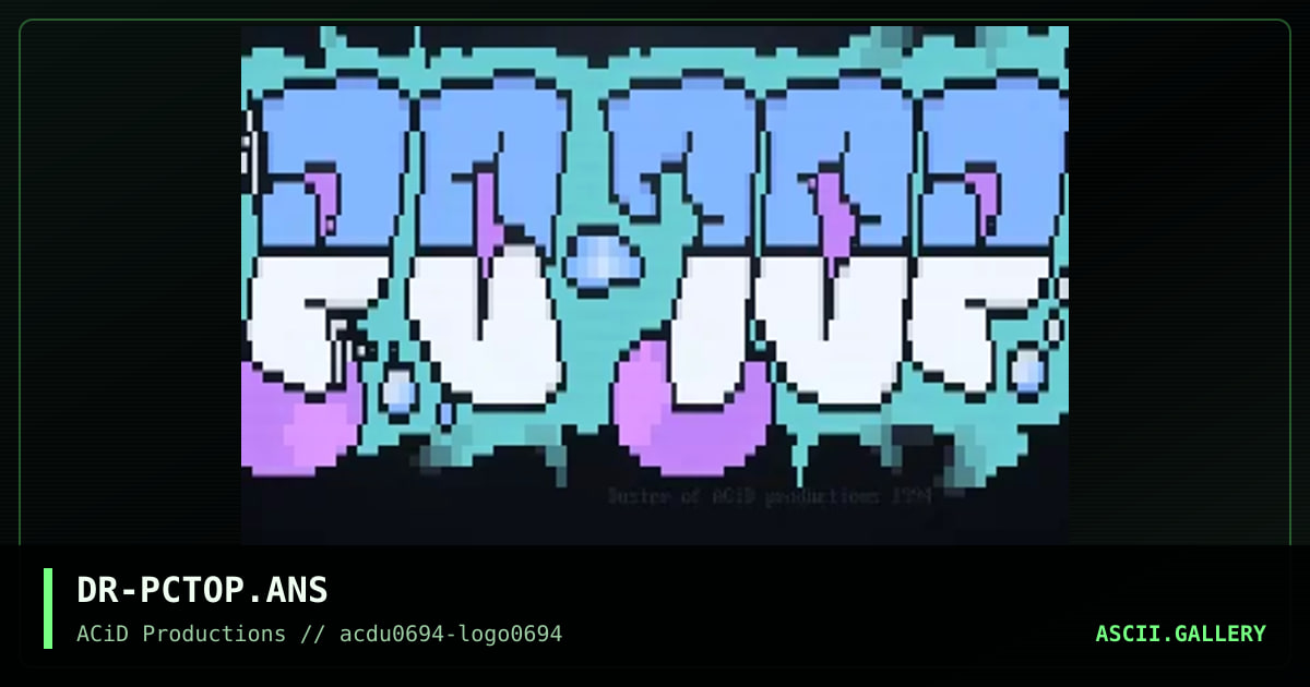 DR-PCTOP.ANS, by duster, 1994