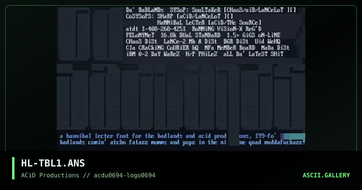 HL-TBL1.ANS, by hannibal lecter, 1994
